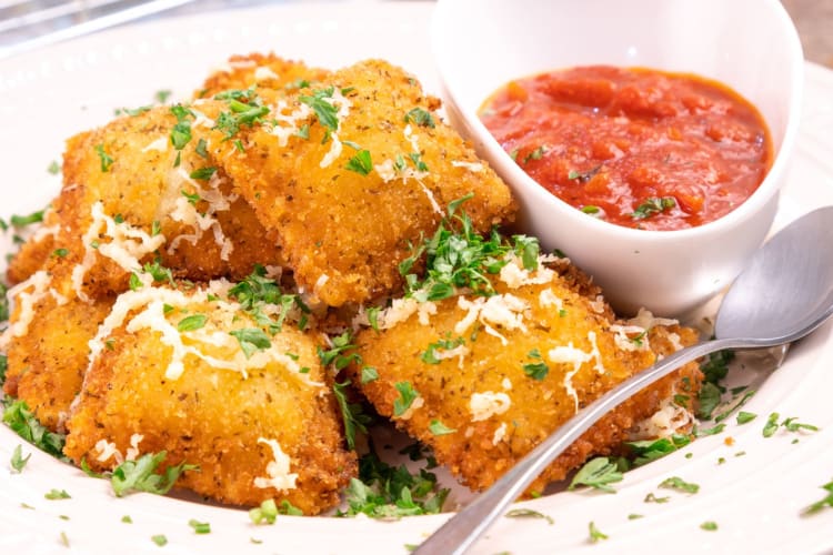 Elevate your favorite store-bought ravioli by deep-frying it.