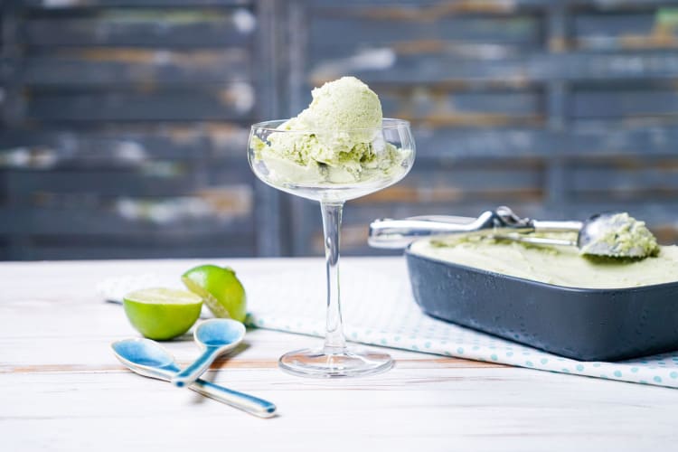 Avocado ice cream puts a healthy, nutrient-rich spin on a classic Thanksgiving dessert.