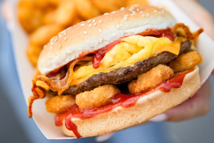 A Breakfast Burger™ from Carl's Jr.