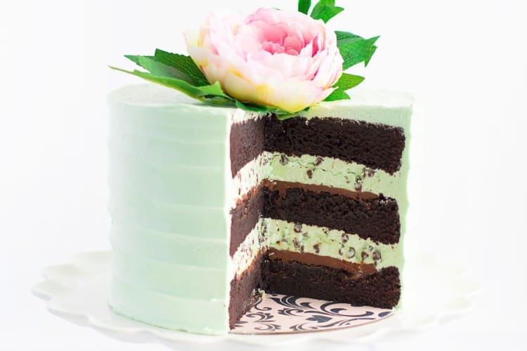 Mint chocolate chip cake from The Cake Bake Shop in Indianapolis