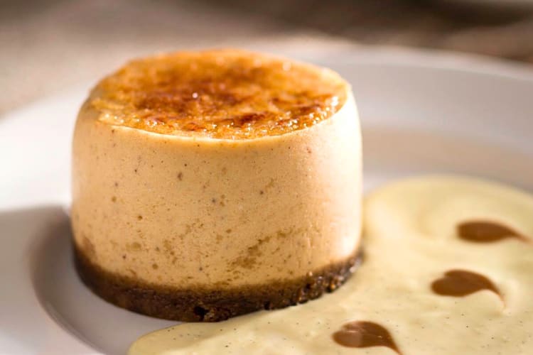 Close-up shot of a dessert from The Capital Grille, a great spot to host a birthday dinner in Scottsdale