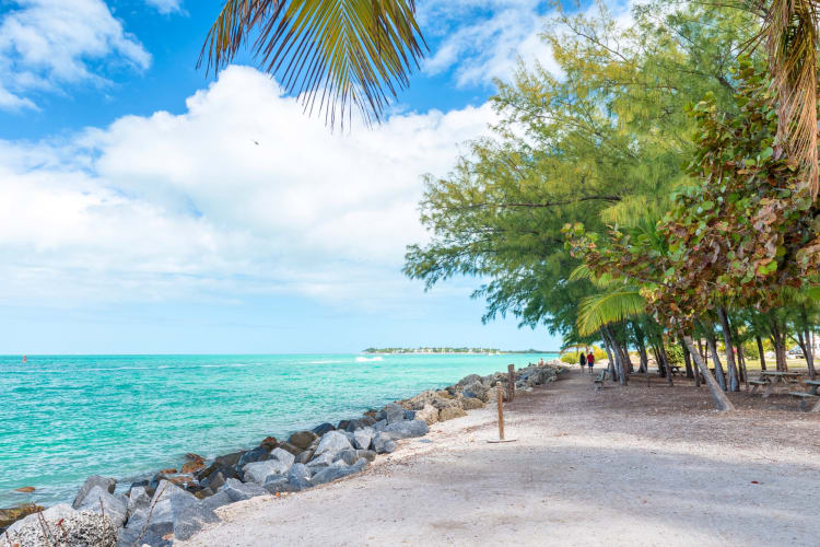 Going to Fort Zachary Taylor Historic State Park is one of the things to do in Key West for couples