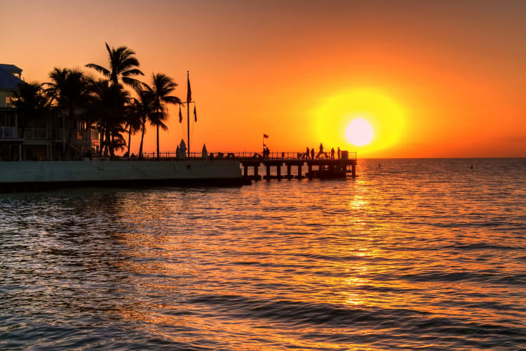 One of the romantic things to do in Key West for couples is a sunset sail