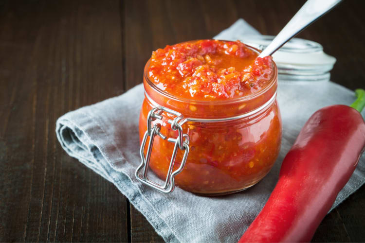 Harissa can be used as a tomato paste substitute
