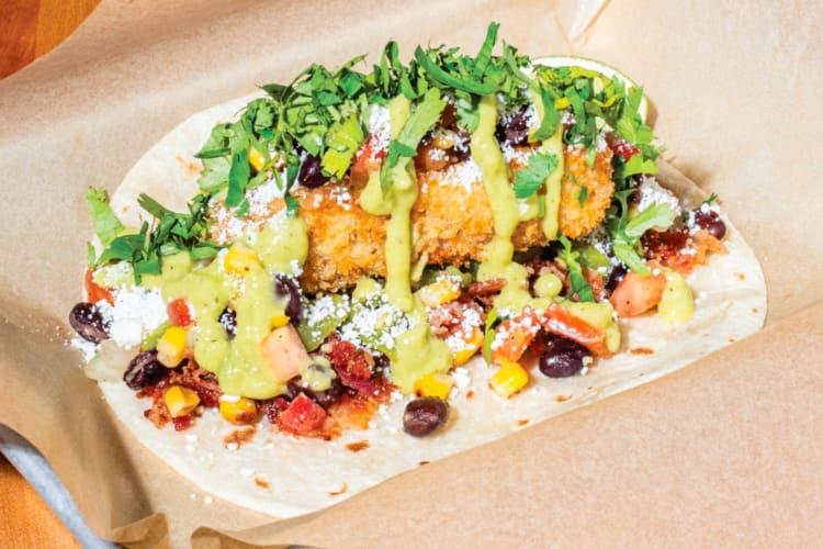The Hipster is one of the seafood tacos on the Torchy's secret menu
