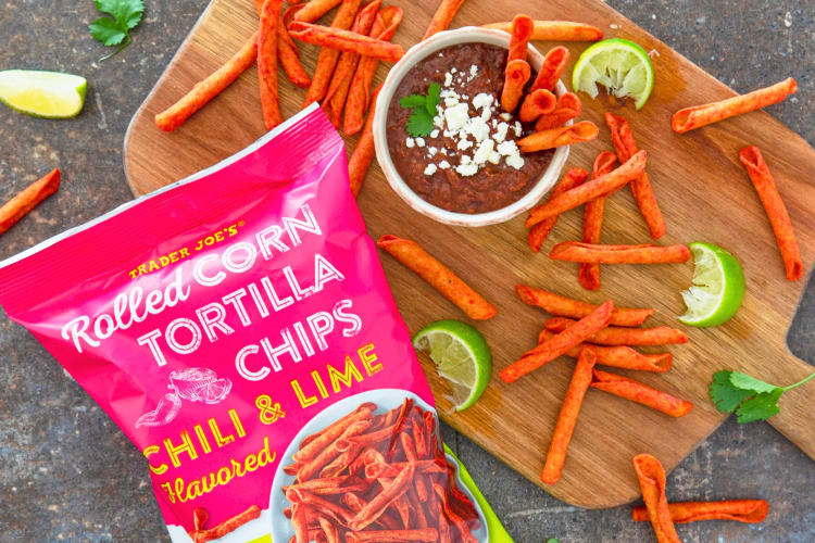 Rolled tortilla chips are a popular Trader Joe's gluten-free snack