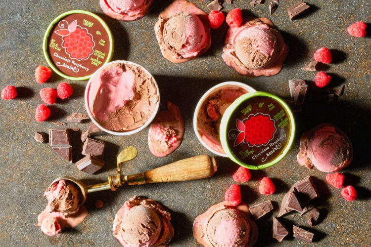 Chocolate and Raspberry Swirl is a popular Trader Joe's ice cream