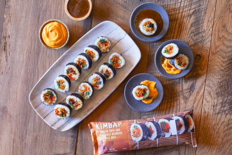 Kimbap is one of the best Trader Joe's vegan products