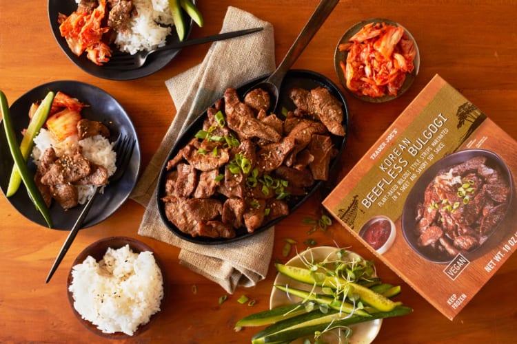 A vegan beef bulgogi dish