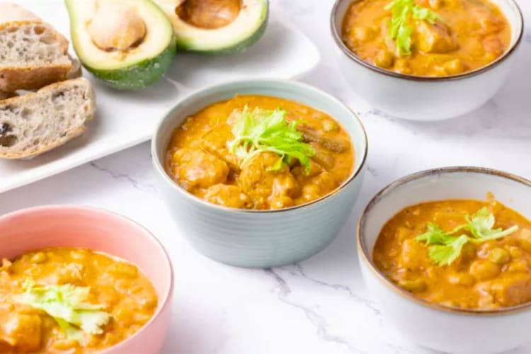 Vegan stew is a good Purim food for plant-based eaters