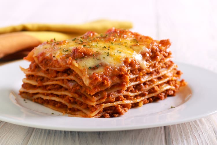 Another of the well-known types of pasta is lasagna