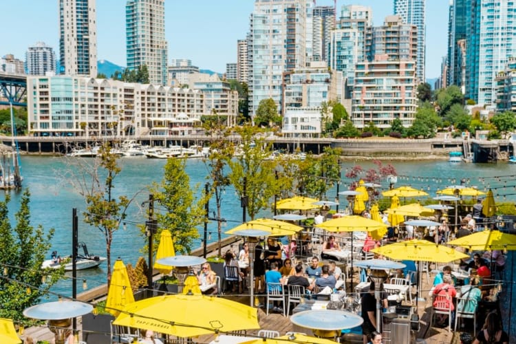 A trip to Granville Island is a laid-back team building activity in Vancouver, BC