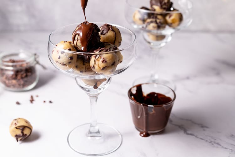 vegan cookie dough is a quick and easy halloween dessert