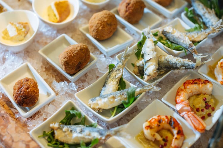 Cicchetti is a traditional Venice food