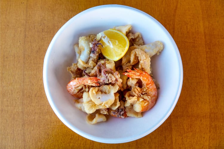Fritto misto is one of the most famous Venice foods