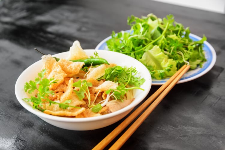 Cao lau is a great Vietnamese street food