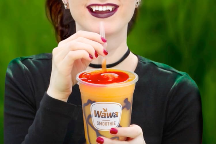 Fang-o mango is a halloween treat on the Wawa secret menu