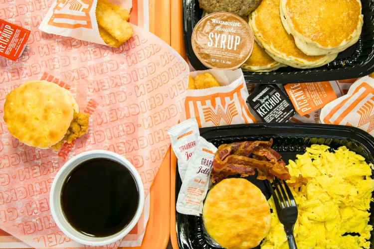 There are many breakfast items on the Whataburger secret menu