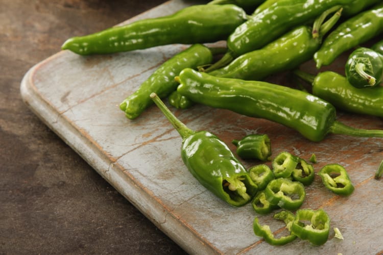 Green chile is an interesting white pepper substitute