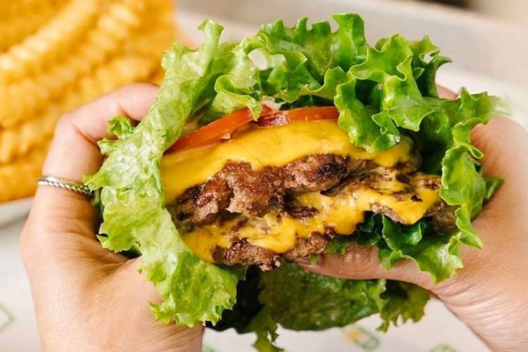 A Shackburger with lettuce is great Whole30 fast food.