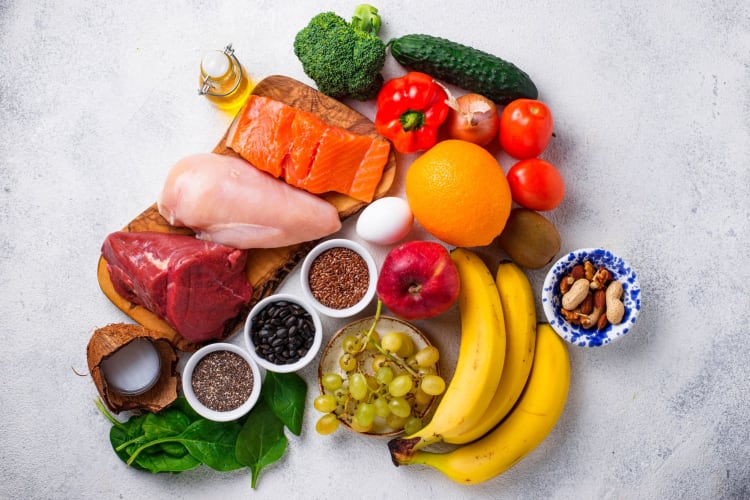 Healthy Products for Whole30 Diet.