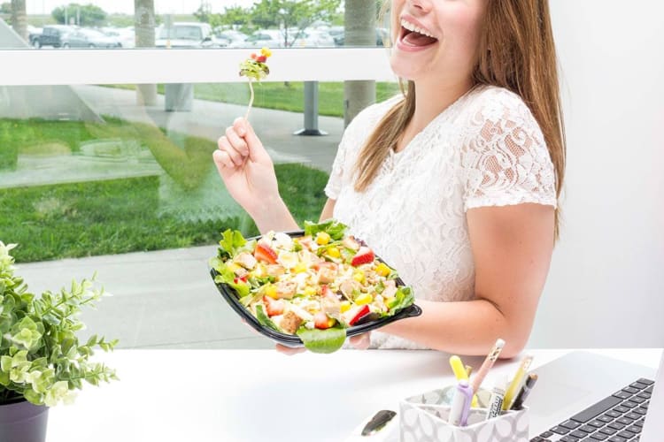 An avocado chicken salad from Wendy's is a Whole30 fast food meal.