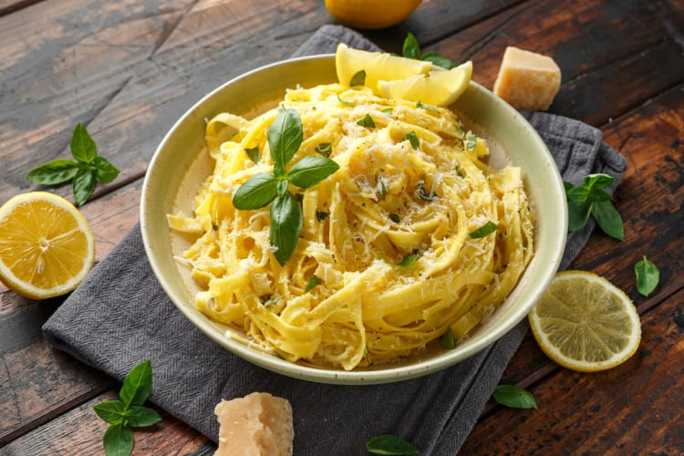 Pasta Al Limon is a delicious Amalfi Coast food