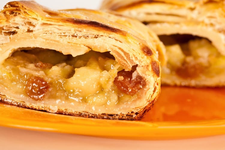 Apfelstrudel is a German apple pie.
