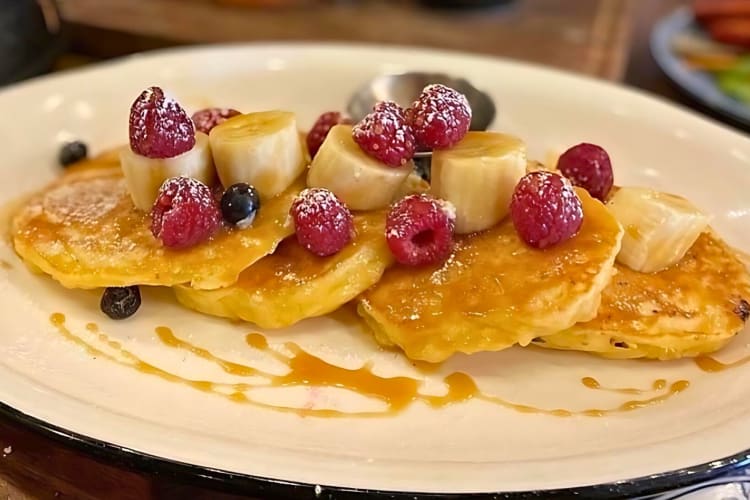 The lemon ricotta pancakes are one of the best breakfast in Calgary