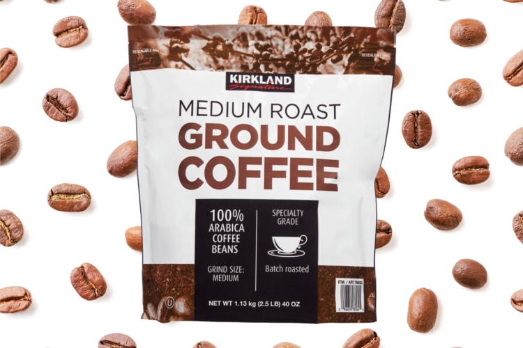Kirkland Medium Roast Ground is one of the best coffee at Costco