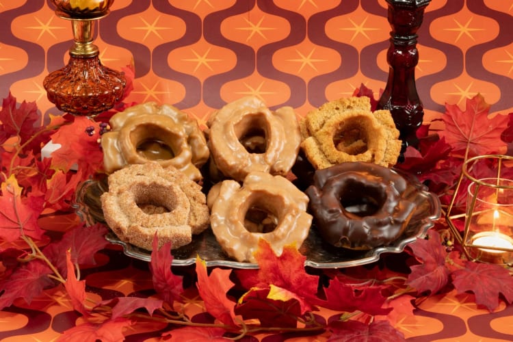 Pumpkin old-fashioned doughnuts