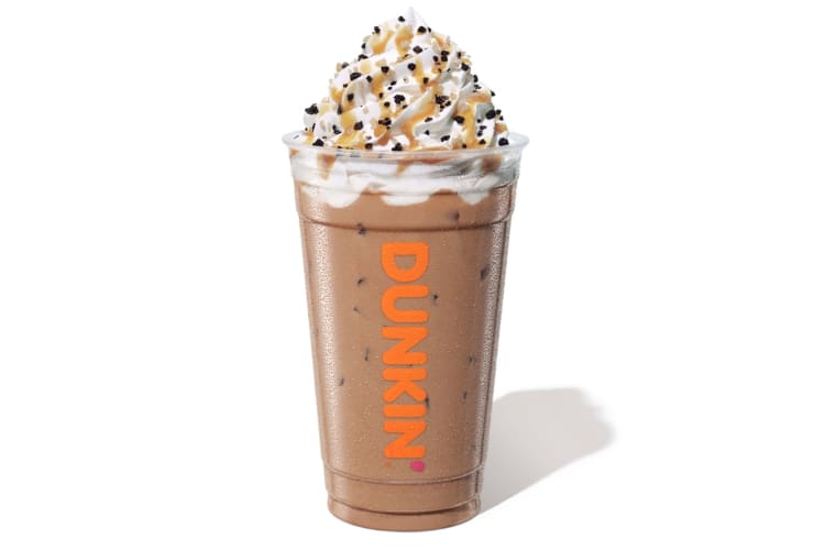 Dunkin' turtle signature latte