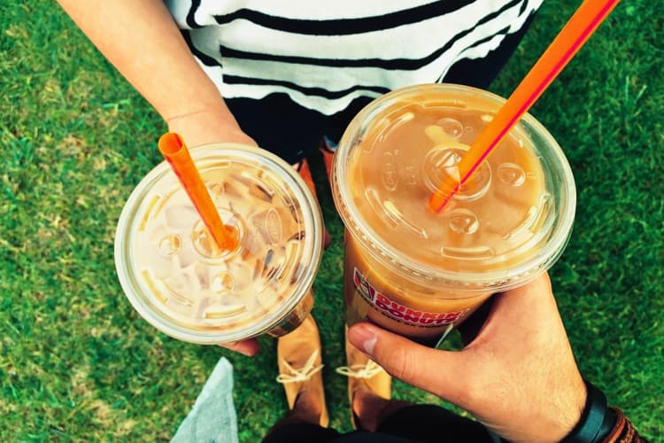 Dunkin' iced coffee options