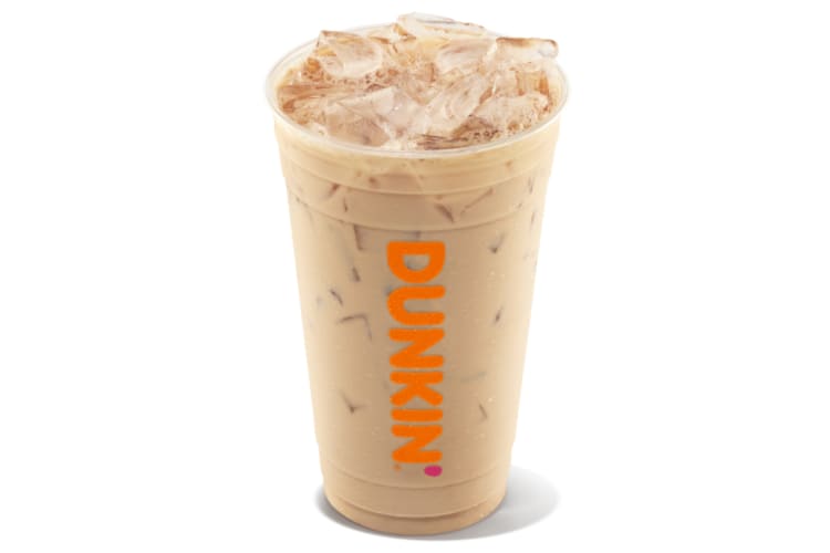 Dunkin’ iced chai latte