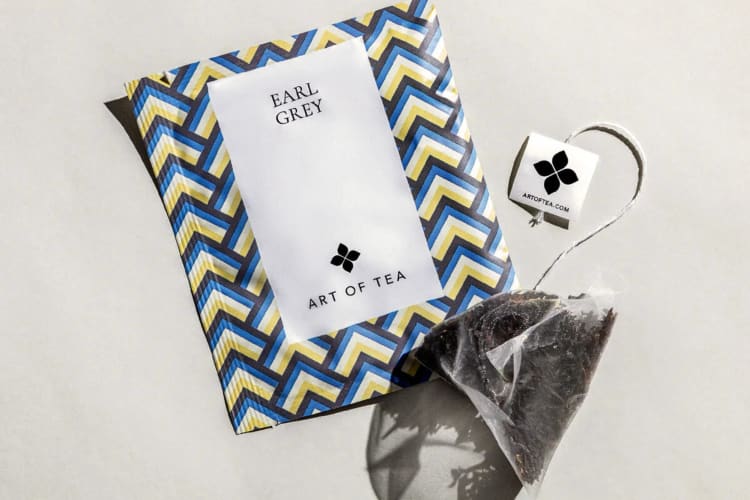 An Art of Tea Earl Grey sachet and teabag 