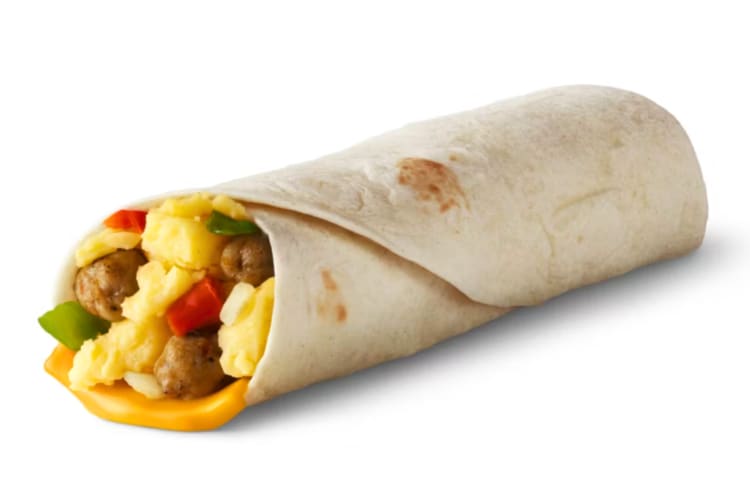 You can get some of the best fast food breakfast burritos at McDonald's