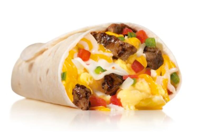 Carl's Jr. has the best fast food breakfast burrito
