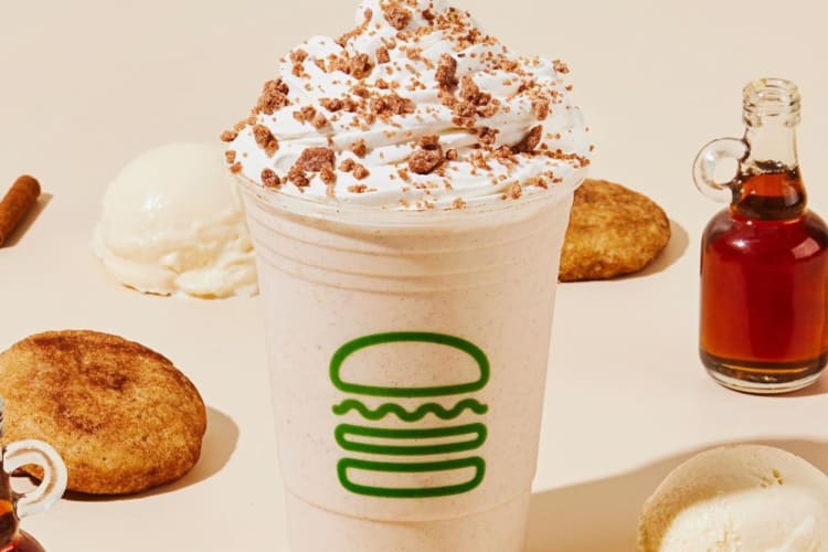 Maple snickerdoodle shake is one of the best fast food desserts