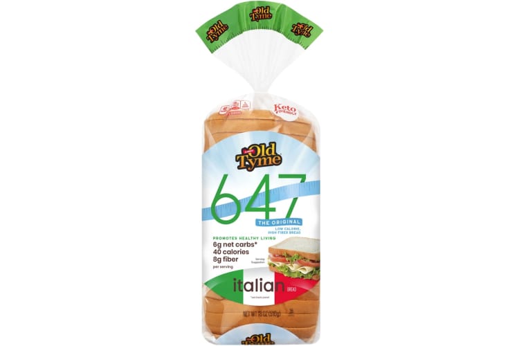 A pack of keto-friendly Italian bread.