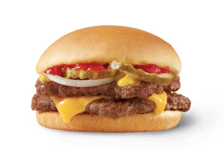 Double stack burger is the best keto fast food.