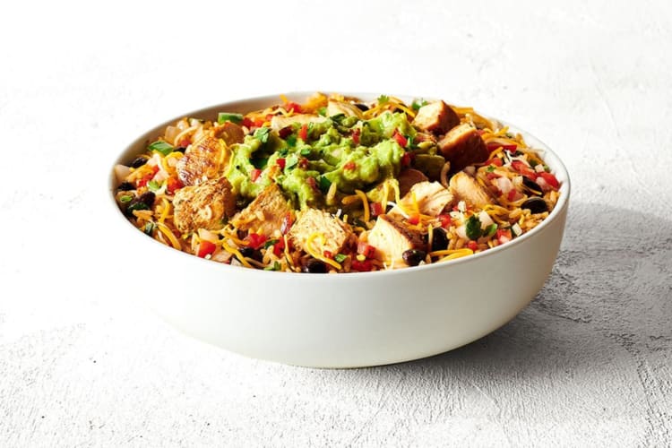 A burrito bowl is the best keto fast food.