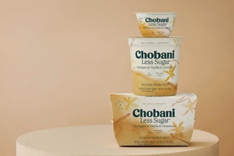 Chobani Less Sugar is a popular low-sugar yogurt for more structured eating plans.