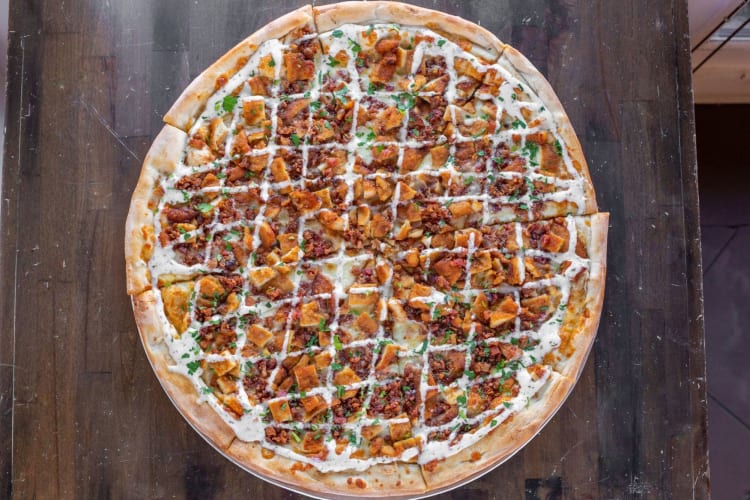 Chicken Bacon Ranch Pizza