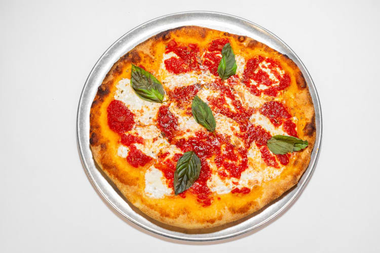 A margherita pie is one of the best pizzas in NYC.