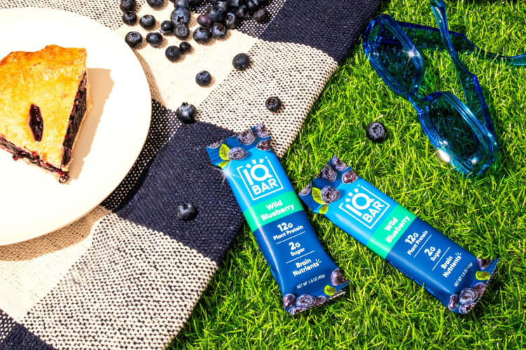 Some Wild Blueberry IQBARs.