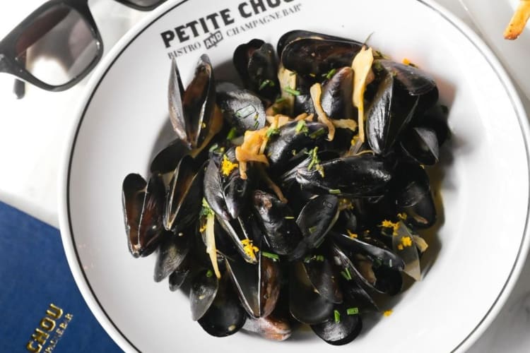 Mussels are a specialty dish in one of the best restaurants in Indianapolis