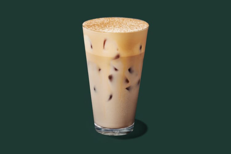 The iced pumpkin cream chai tea latte is one of the best Starbuks orders