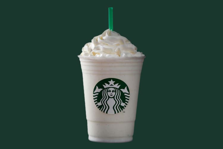 Vanilla bean crème frappuccino is one of the best Starbucks orders