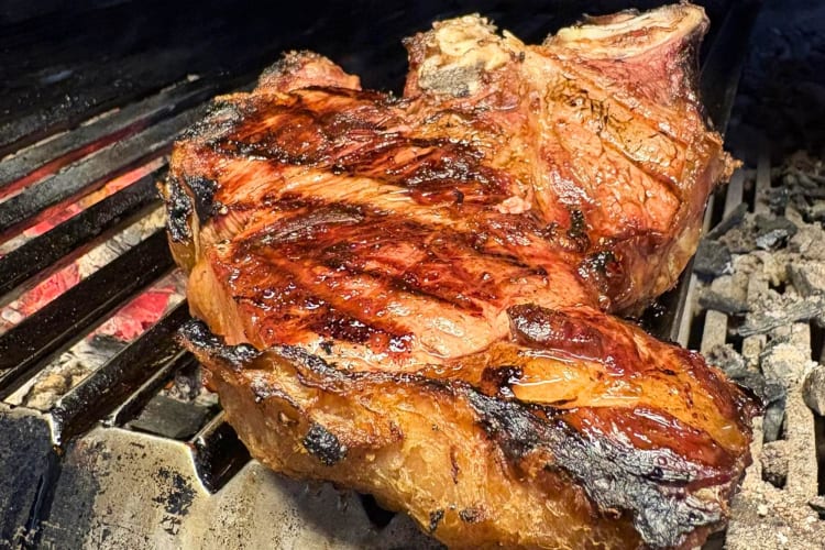 Steak from a Florence trattoria.