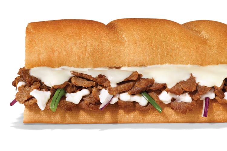 The Philly steak & cheese sub
